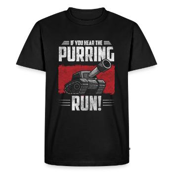 War Army Bundeswehr - Men's Premium Organic T-Shirt - black - Front - Nico (187cm)