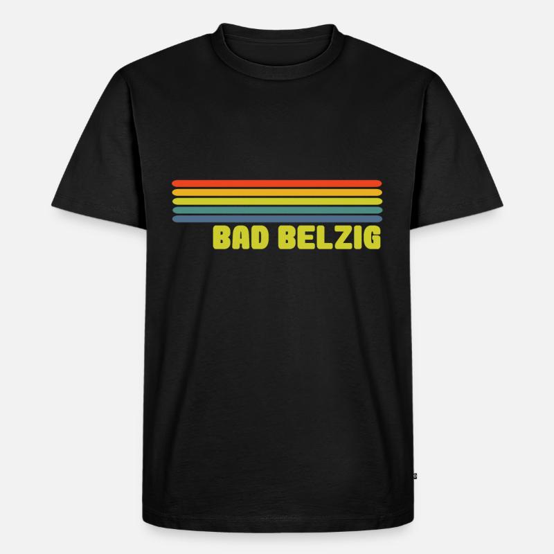 Bad Belzig - Männer Premium Bio T-Shirt - Schwarz