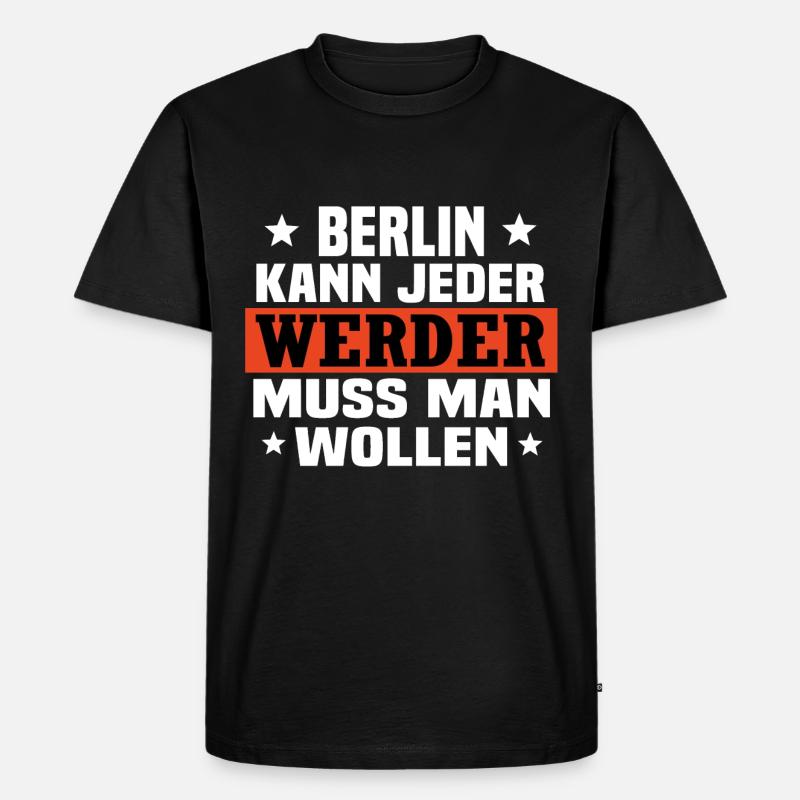 Werder Havel - Männer Premium Bio T-Shirt - Schwarz