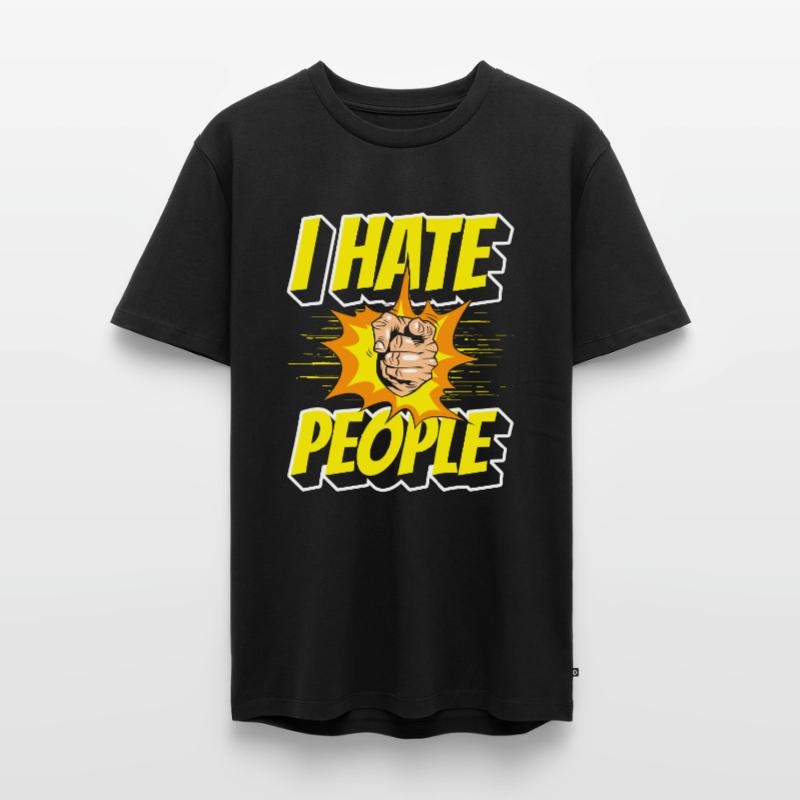 Hatred, humor, aversion, irony Men's Premium Organic T-Shirt