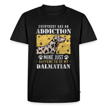 Races de chiens Chiens Propriétaires de chiens Amour de chien - T-shirt Premium bio Homme - noir - Devant - Nico (187cm)
