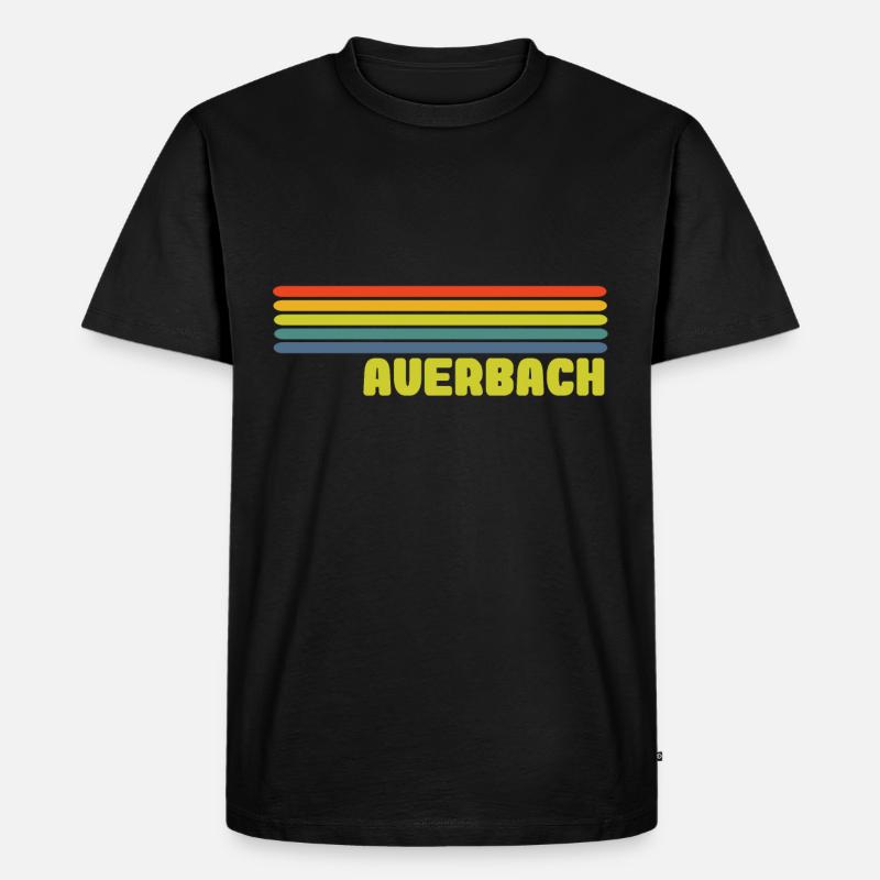 Auerbach - Männer Premium Bio T-Shirt - Schwarz