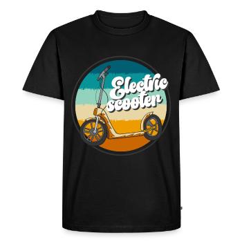 E-Scooter E-Scooter électrique - T-shirt Premium bio Homme - noir - Devant - Nico (187cm)