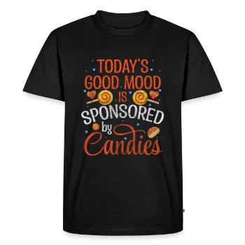 Candy Sweet Kitten Kids Lollipops - T-shirt Premium bio Homme - noir - Devant - Nico (187cm)