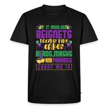 Carnival Parade Chain Street Festival - T-shirt Premium bio Homme - noir - Devant - Nico (187cm)