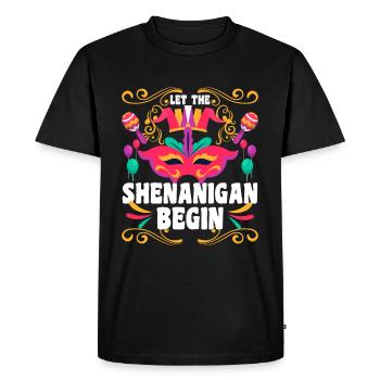 Mardi costumé de fête - T-shirt Premium bio Homme - noir - Devant - Nico (187cm)
