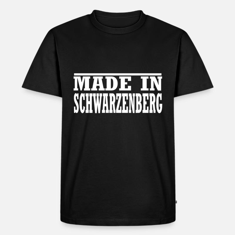Schwarzenberg - Männer Premium Bio T-Shirt - Schwarz