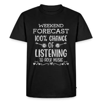 Musique folklorique Musikverein Tanz - T-shirt Premium bio Homme - noir - Devant - Nico (187cm)