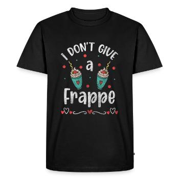 Pas d’intérêt Attitude Aversion Vie - T-shirt Premium bio Homme - noir - Devant - Nico (187cm)