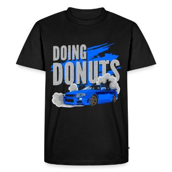 Sport automobile Pilote de course automobile - T-shirt Premium bio Homme - noir - Devant - Nico (187cm)