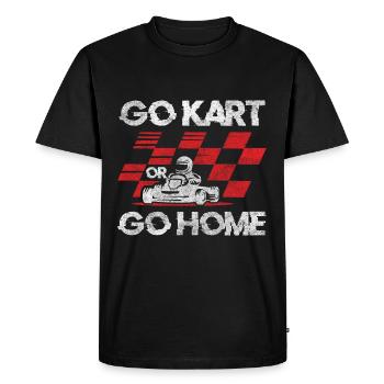 Kart Kartfahrer Karting - T-shirt Premium bio Homme - noir - Devant - Nico (187cm)