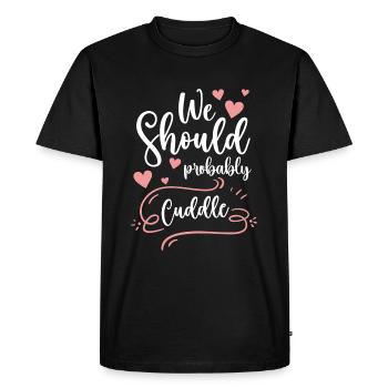 Câlins Teddy Bear Relation Affection - T-shirt Premium bio Homme - noir - Devant - Nico (187cm)