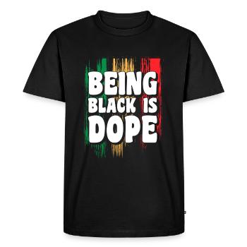 Africa Culture Kenya Tanzania - Men's Premium Organic T-Shirt - black - Front - Nico (187cm)