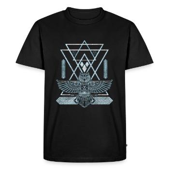 Symbole Symbolisme Signe Capteur de rêves - T-shirt Premium bio Homme - noir - Devant - Nico (187cm)