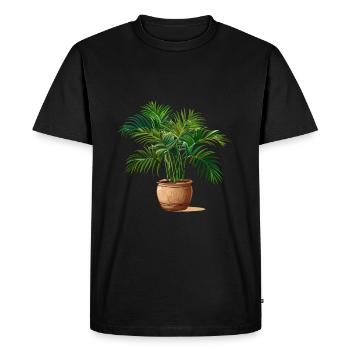 Planter - T-shirt Premium bio Homme - noir - Devant - Nico (187cm)