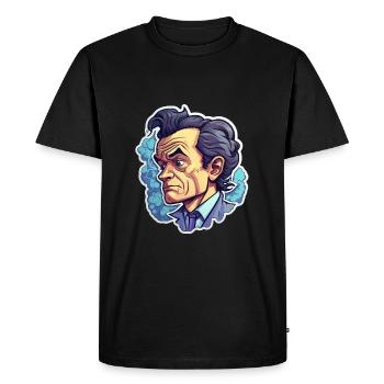 Richard Feynman - T-shirt Premium bio Homme - noir - Devant - Nico (187cm)