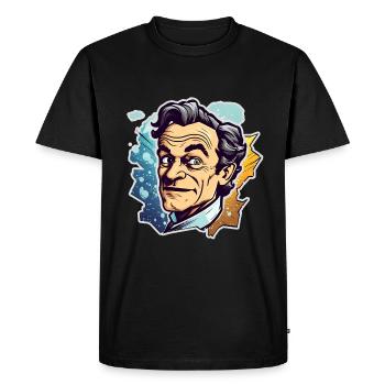 Richard Feynman - T-shirt Premium bio Homme - noir - Devant - Nico (187cm)