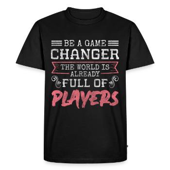 Office Head of Department Employee - Men's Premium Organic T-Shirt - black - Front - Nico (187cm)