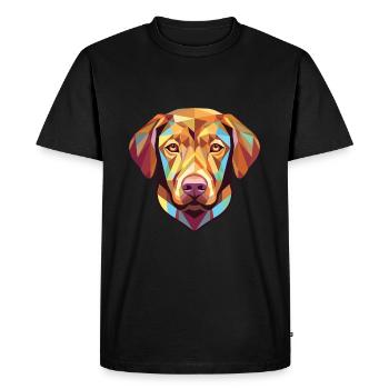 Chesapeake Bay Retriever race chien aquarelle - T-shirt Premium bio Homme - noir - Devant - Nico (187cm)