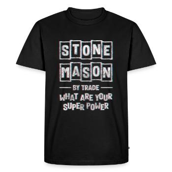 Sculptor Work Crafts - Men's Premium Organic T-Shirt - black - Front - Nico (187cm)
