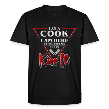 Cuisine Hobby Gourmet Cook - T-shirt Premium bio Homme - noir - Devant - Nico (187cm)