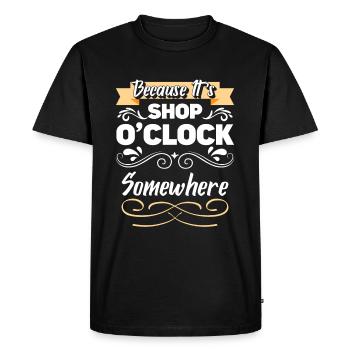 Magasinez Gift Queen - T-shirt Premium bio Homme - noir - Devant - Nico (187cm)