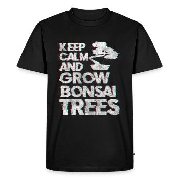 Bonsaï, Japonais, Bouddhisme - T-shirt Premium bio Homme - noir - Devant - Nico (187cm)