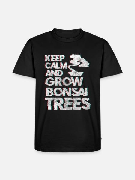 Bonsaï, Japonais, Bouddhisme - T-shirt Premium bio Homme - noir