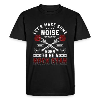 Concert de groupe de musique heavy metal - T-shirt Premium bio Homme - noir - Devant - Nico (187cm)