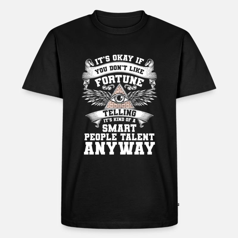 Hellseher Sterne - Männer Premium Bio T-Shirt - Schwarz