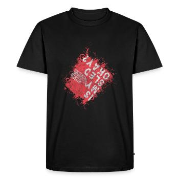 Tobogganing Winter Holidays - Men's Premium Organic T-Shirt - black - Front - Nico (187cm)
