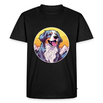 Perro De Presa Mallorquin Race De Chien Cartoon Kawaii - T-shirt Premium bio Homme - noir - Devant - Nico (187cm)