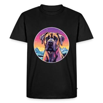 Perro De Presa Canario Race De Chien Cartoon Kawaii Wa - T-shirt Premium bio Homme - noir - Devant - Nico (187cm)