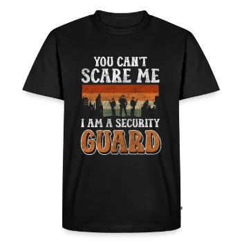 Garde cynique du bâtiment de la sécurité - T-shirt Premium bio Homme - noir - Devant - Nico (187cm)