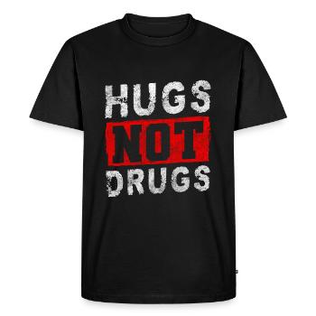 Chanvre toxicomane - T-shirt Premium bio Homme - noir - Devant - Nico (187cm)