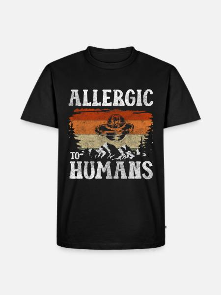 Aliens Universe Earthling Astronaut - Men's Premium Organic T-Shirt - black