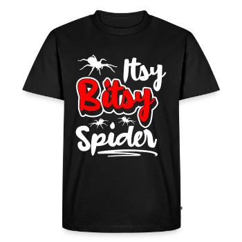 Halloween Silk Threads - Men's Premium Organic T-Shirt - black - Front - Nico (187cm)