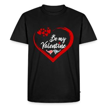 be mine - Men's Premium Organic T-Shirt - black - Front - Nico (187cm)