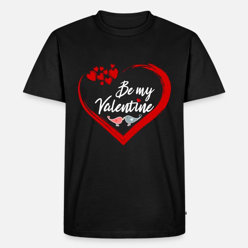 be mine - Männer Premium Bio T-Shirt - Schwarz