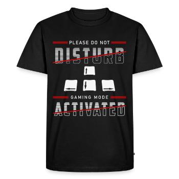Ligue des joueurs - T-shirt Premium bio Homme - noir - Devant - Nico (187cm)