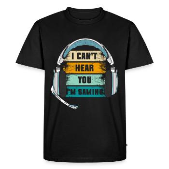 PC Gamer Game Gaming Gamepad - Men's Premium Organic T-Shirt - black - Front - Nico (187cm)