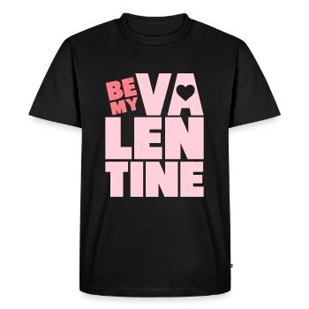 Valentines - Men's Premium Organic T-Shirt - black - Front - Nico (187cm)