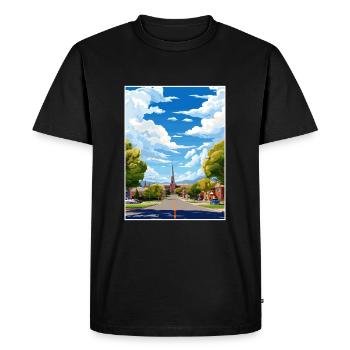 Vernal Utah affiches Vintage voyage affiche Souvenir - T-shirt Premium bio Homme - noir - Devant - Nico (187cm)