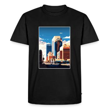 Glendale Arizona Vintage Travel Poster Souvenir - Men's Premium Organic T-Shirt - black - Front - Nico (187cm)