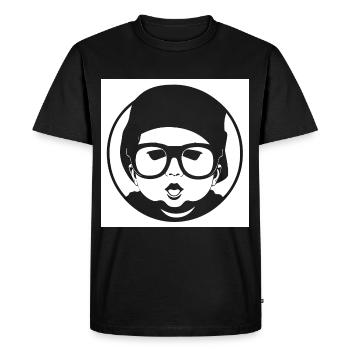 Funny Toddler Wearing Sunglasses Cool Baby - Men's Premium Organic T-Shirt - black - Front - Nico (187cm)