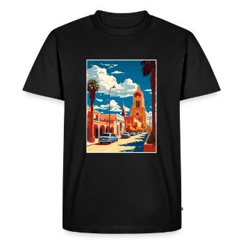 Guadalajara Décoration Vintage Voyage Affiche WPA - T-shirt Premium bio Homme - noir - Devant - Nico (187cm)