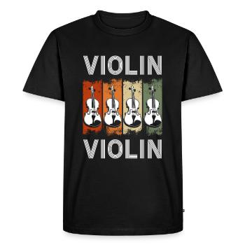 Violon Musikverein - T-shirt Premium bio Homme - noir - Devant - Nico (187cm)