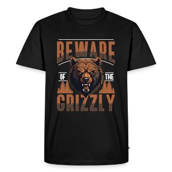 Griffes sauvages Fourrure Signes du zodiaque - T-shirt Premium bio Homme - noir - Devant - Nico (187cm)