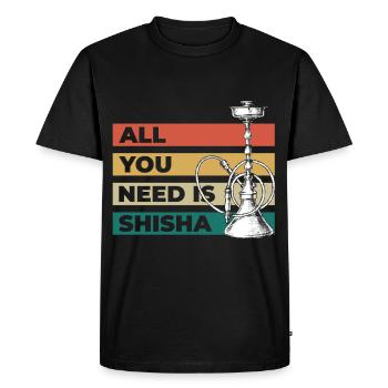 Sisha Smoke Chillig Oriental - T-shirt Premium bio Homme - noir - Devant - Nico (187cm)