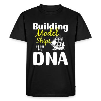 Ship Hobby Water Model Maker - Men's Premium Organic T-Shirt - black - Front - Nico (187cm)